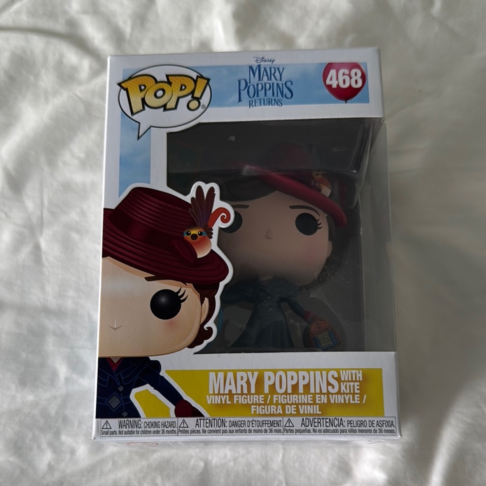 Funko Collectible Box with Gray and Black Design
